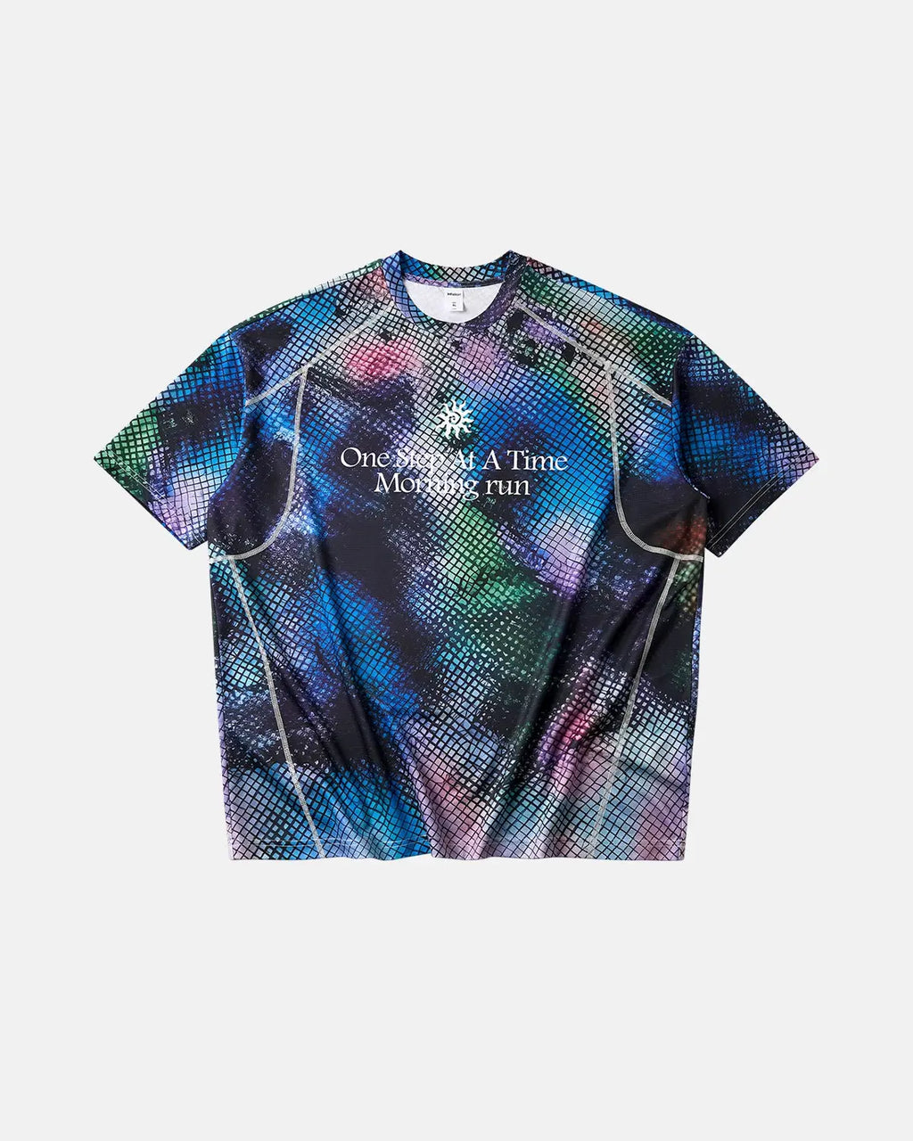 Ultra-lightweight Flation Totem Graphic Activewear T-Shirt, showcasing bold graphic design on breathable fabric.