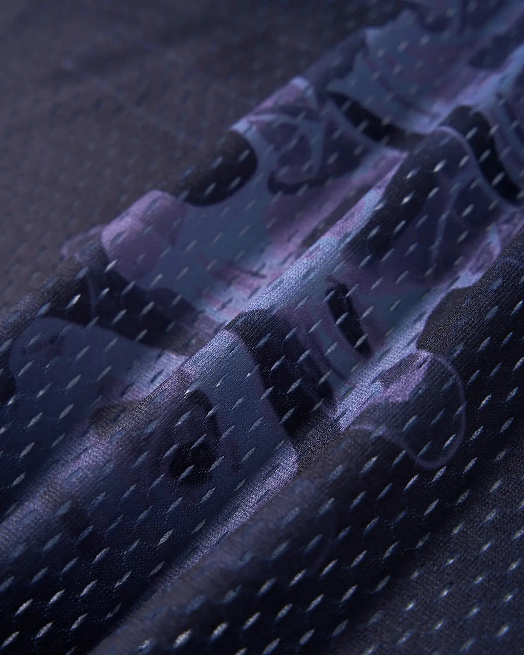 X-Ray Skeleton Graphic Mesh Jersey by Flation Streetwear, featuring a detailed skeleton design on breathable mesh fabric.