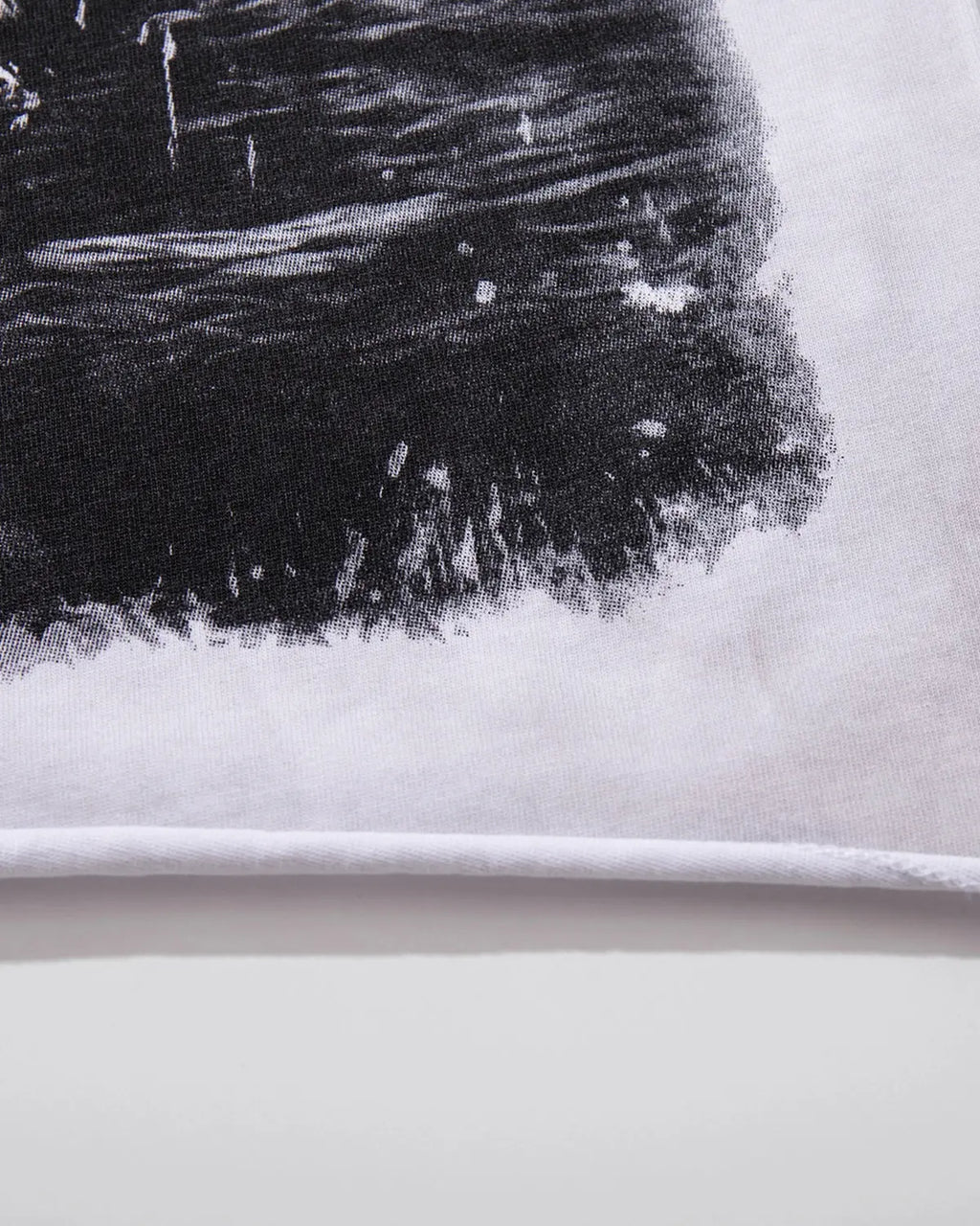 Inflation Streetwear rhinestone washed graphic T-shirt with bold print and casual fit, featuring stylish embellishments on the front.