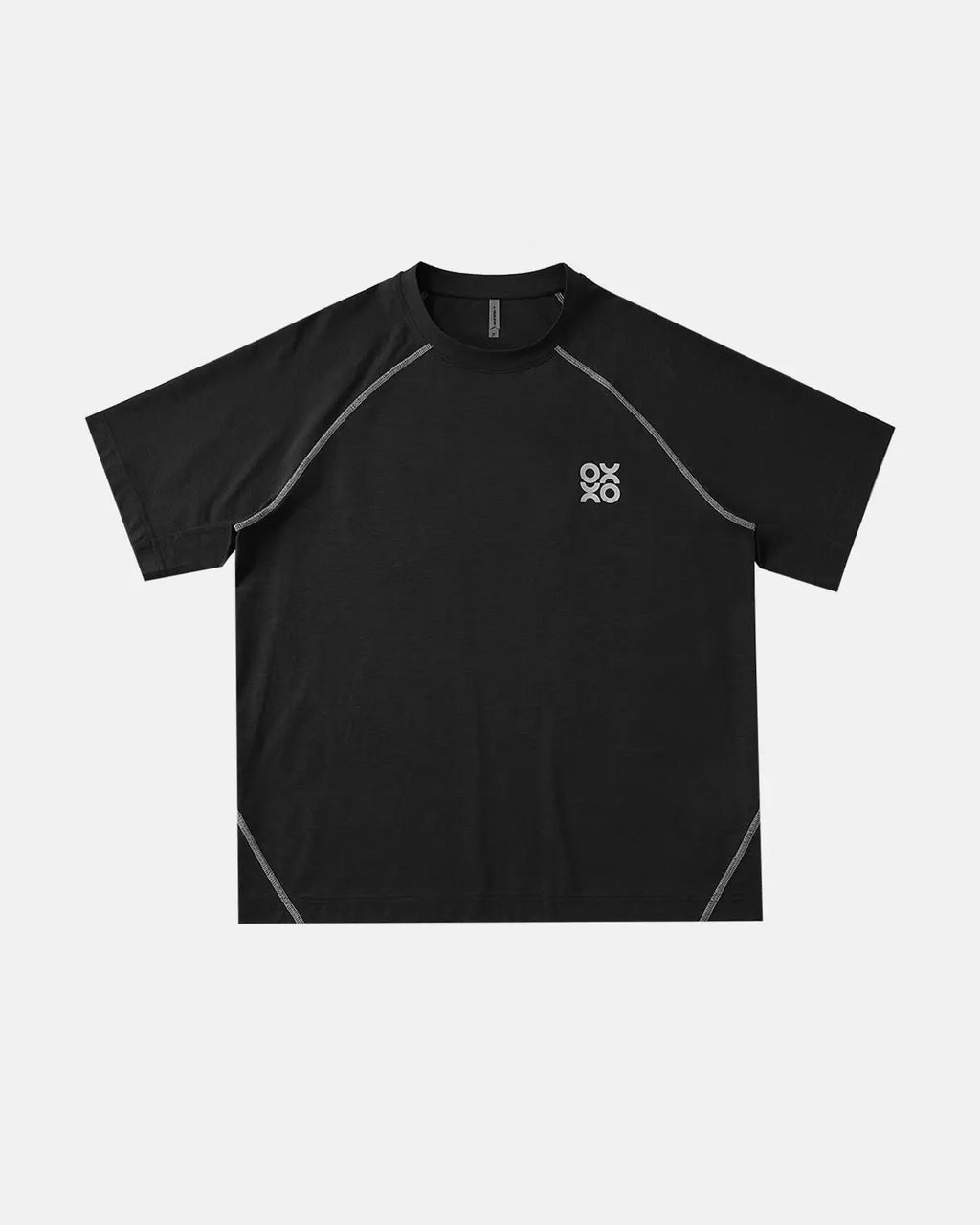 Beige breathable activewear tee from Flation Streetwear, featuring lightweight, airy fabric for comfortable exercise or casual wear.