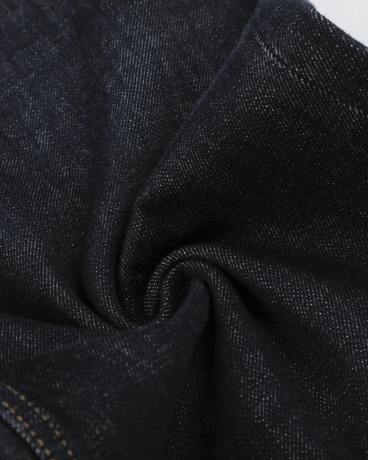 Black and blue wide-leg jeans with button details from Flation Streetwear, featuring a raw hem and relaxed fit.