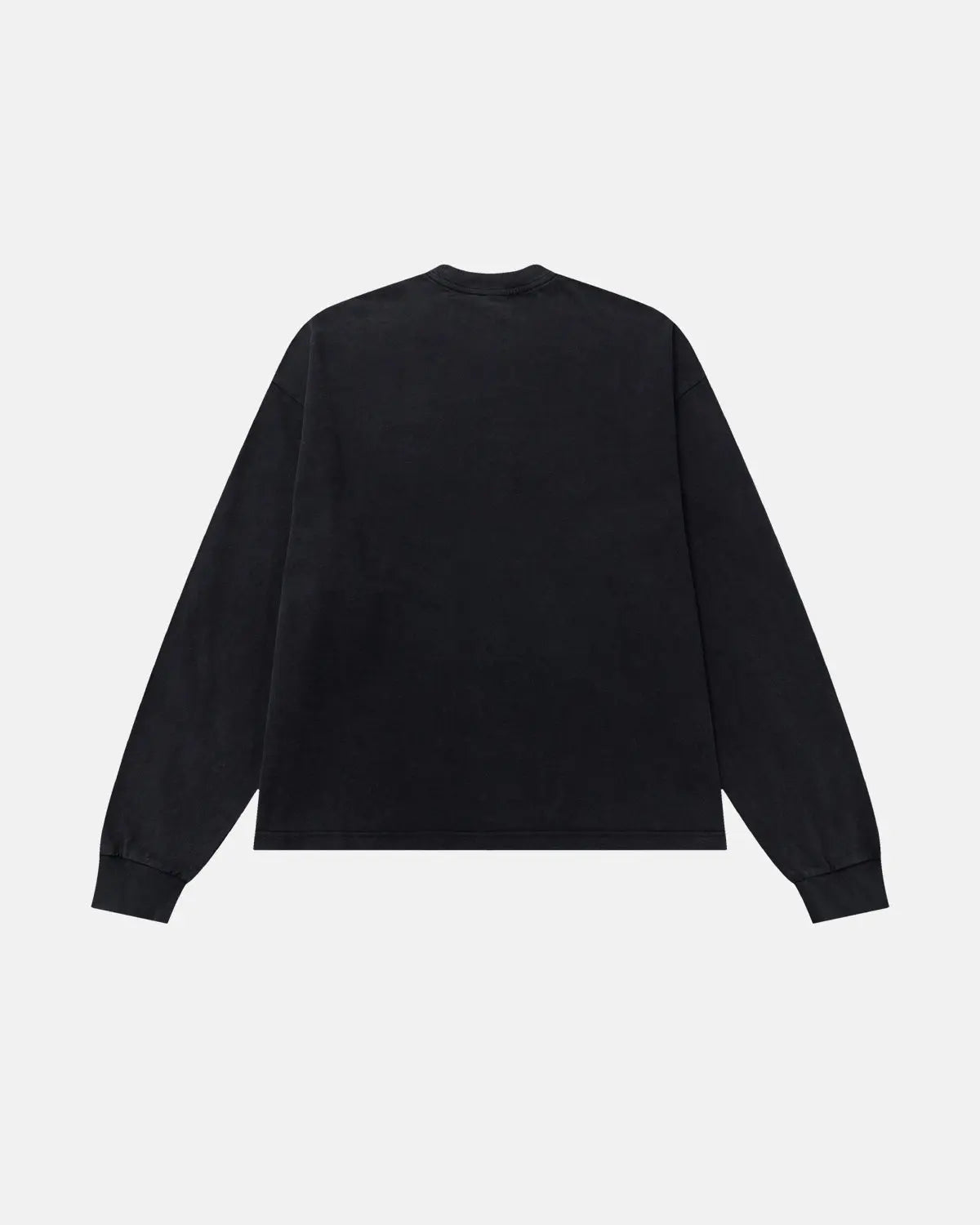 Black Flation Streetwear boxy script graphic washed T-shirt with bold printed design on front.