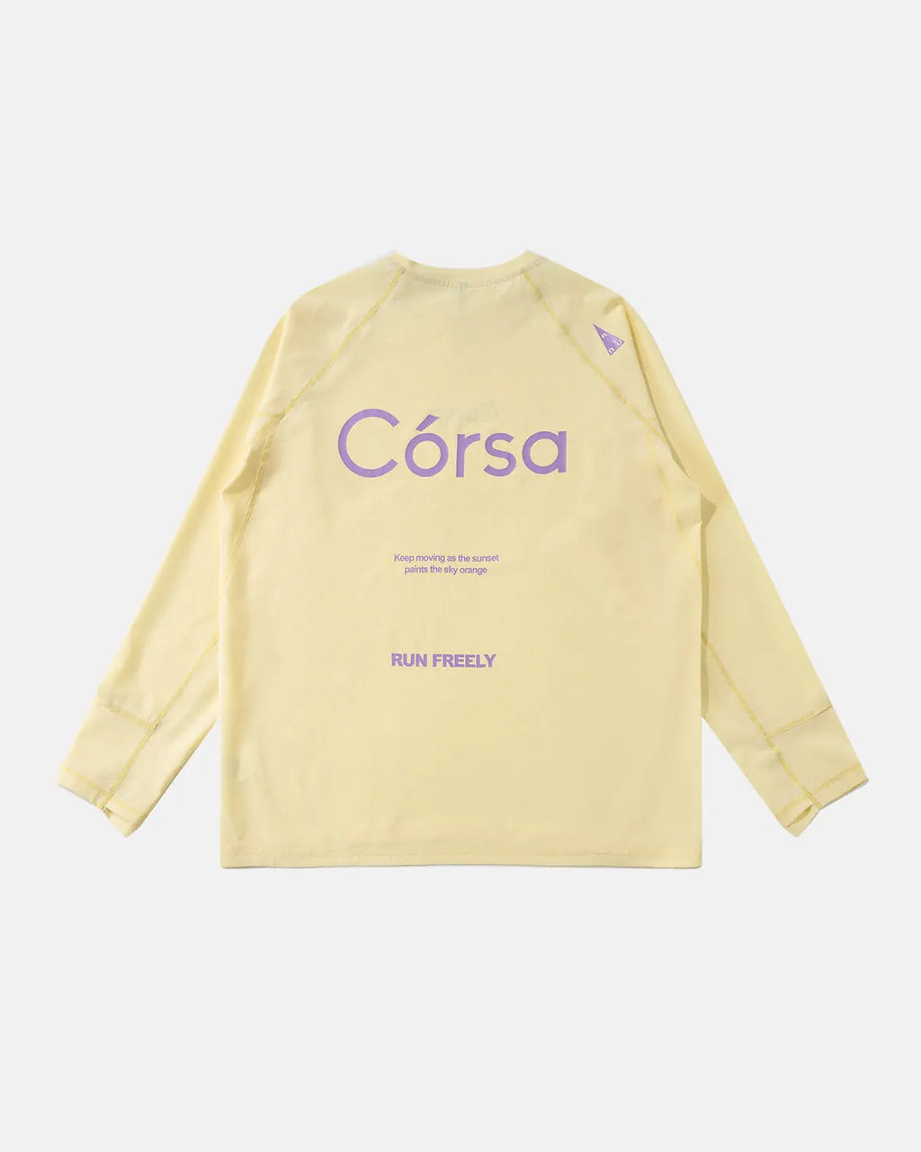 Black Flation AirFlow Córsa breathable long sleeve tee with lightweight fabric and stylish streetwear design.