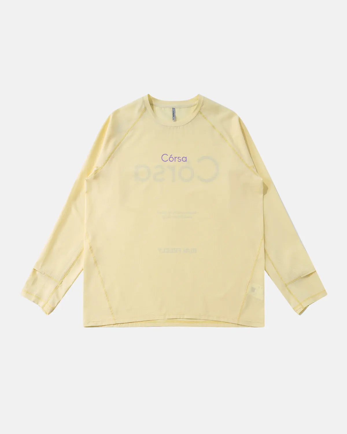 Black Flation AirFlow Córsa breathable long sleeve tee, showcasing lightweight fabric and casual streetwear style.