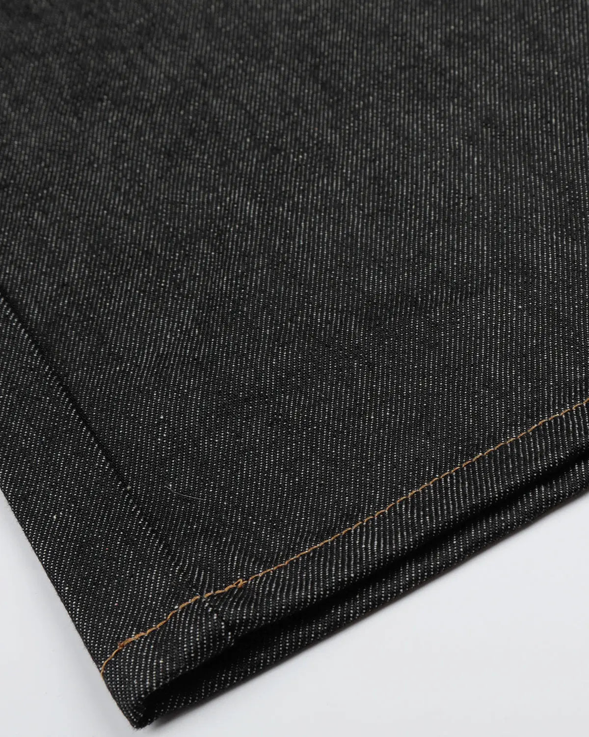 Black Flation streetwear baggy jeans with button fly and raw hem, relaxed fit and casual style.