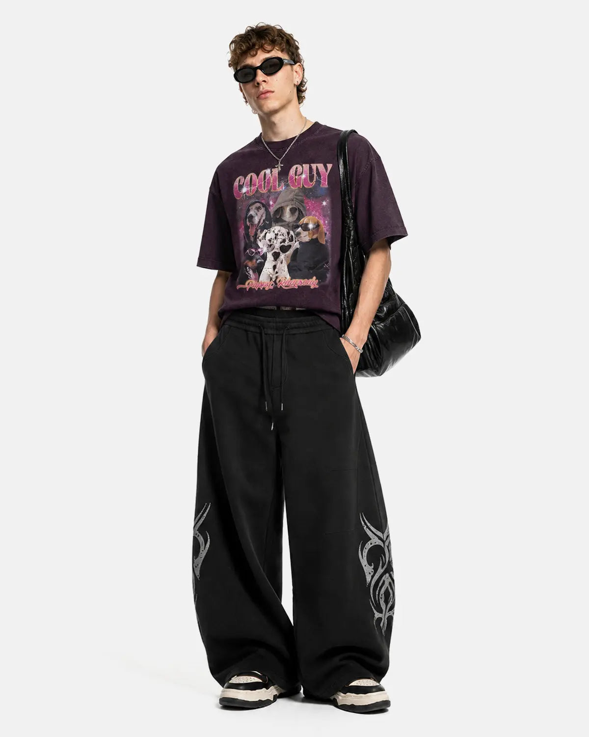 Black Flation Graphic Washed T-Shirt featuring a bold streetwear design, casual fit, and soft washed fabric for a relaxed look.