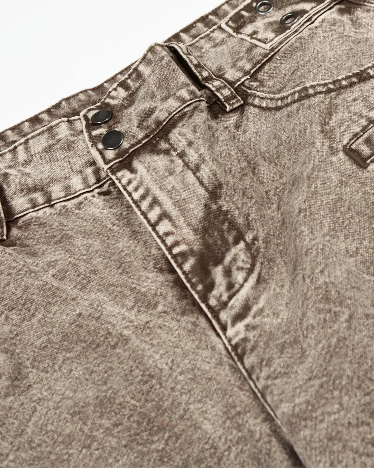 Retro washed wide-leg baggy jeans by Flation Streetwear, showcasing relaxed fit and vintage-inspired denim style.