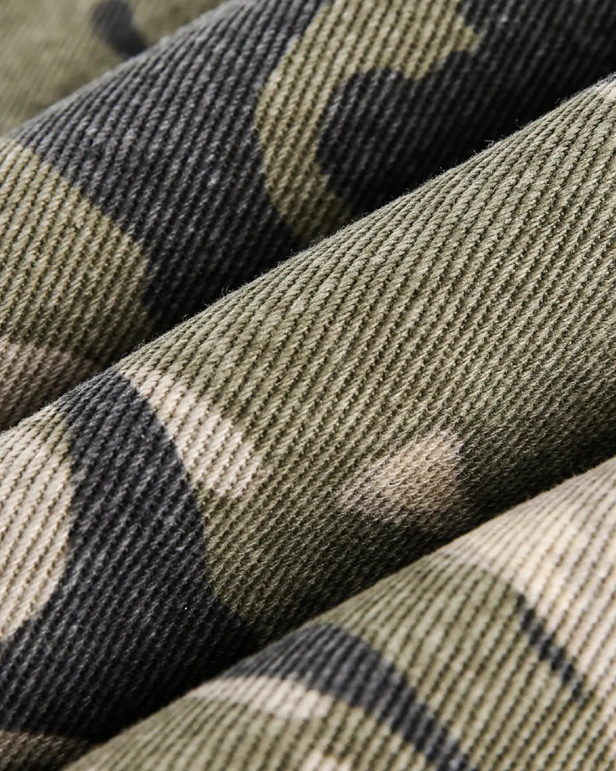 Camo faux fur padded hooded jacket by Flation Streetwear with camouflage pattern and cozy fur lining for cold weather.