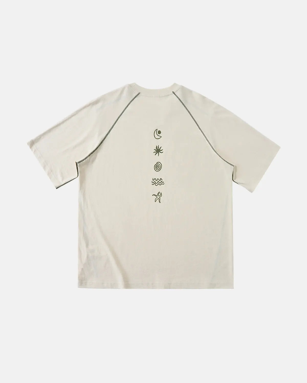 Dark coffee Flation graphic activewear T-shirt featuring breathable fabric and stylish streetwear design.