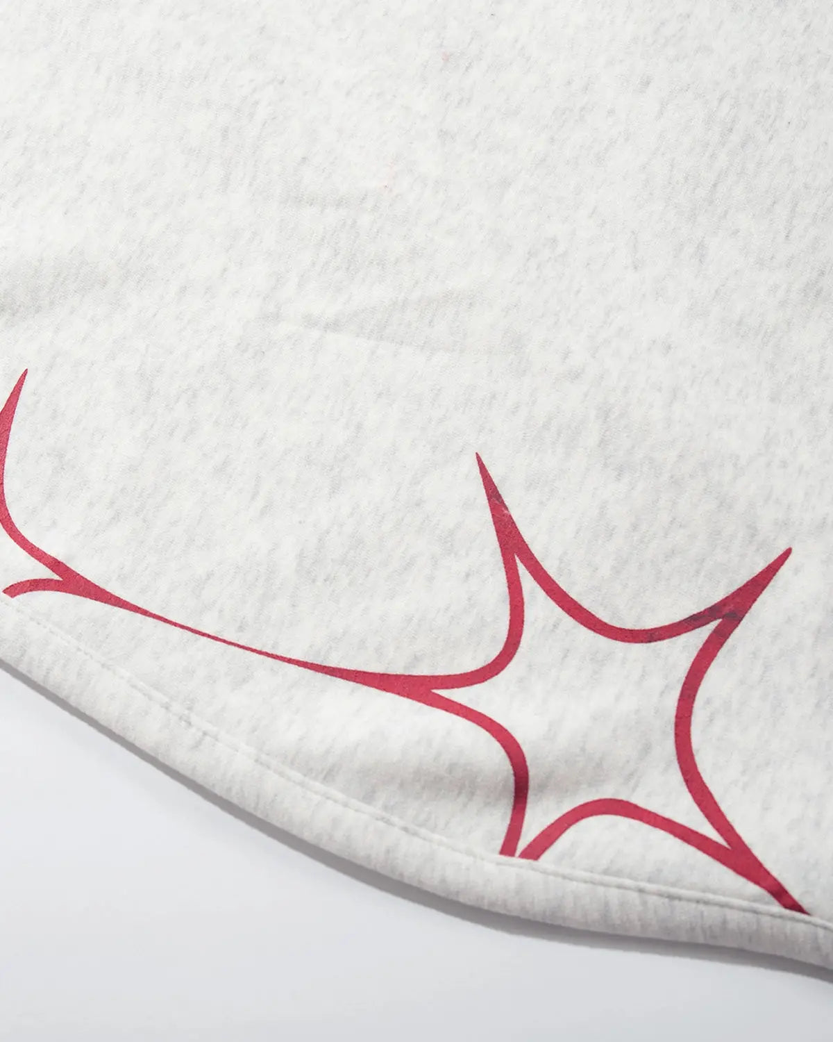 Gray Gothic Script Baggy Sweatpants by Flation Streetwear, featuring a relaxed fit and bold gothic lettering design.
