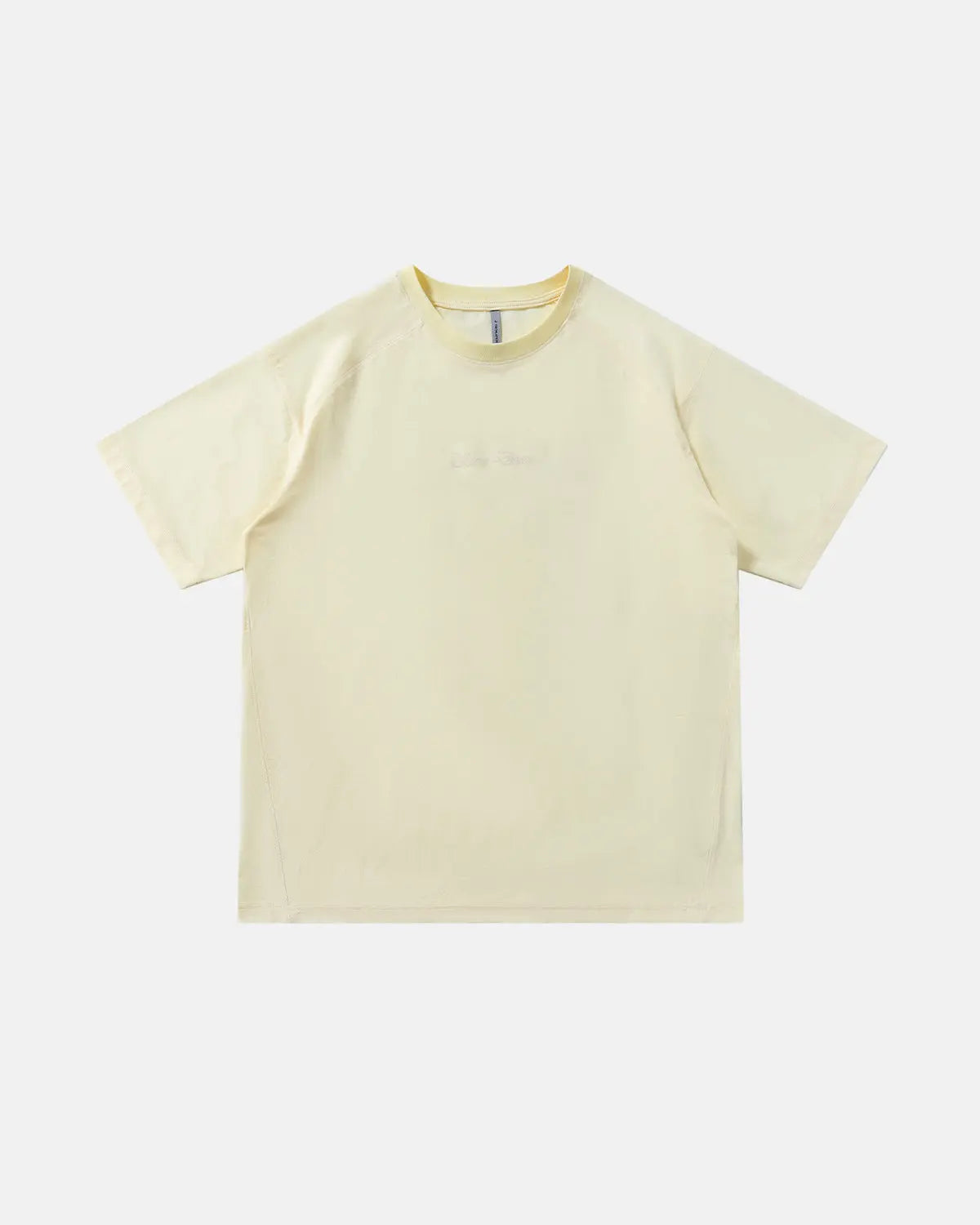 Gray Water-Reveal Activewear T-Shirt by Flation, featuring a sleek streetwear design with water-sensitive fabric and modern style.
