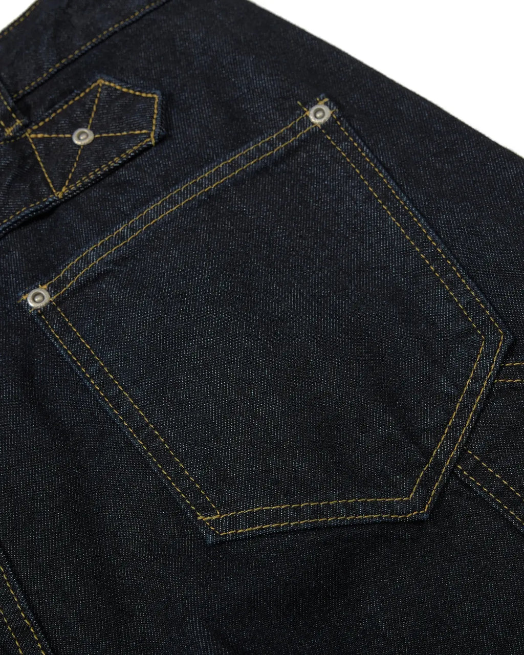 Black Flation deconstructed wide-leg longline jorts with distressed details and raw hem, styled as streetwear denim shorts.
