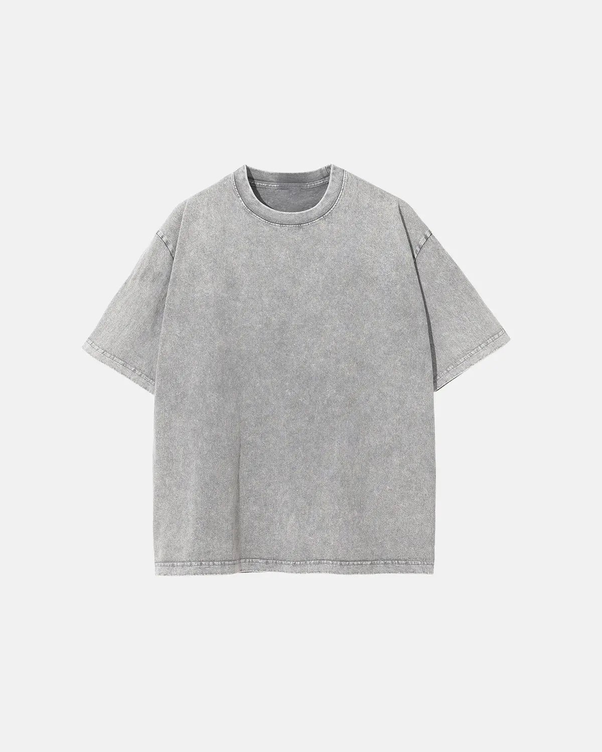 Light blue Flation Snow Washed Oversized T-Shirt with relaxed fit and streetwear style, featuring a soft, faded snow wash finish.