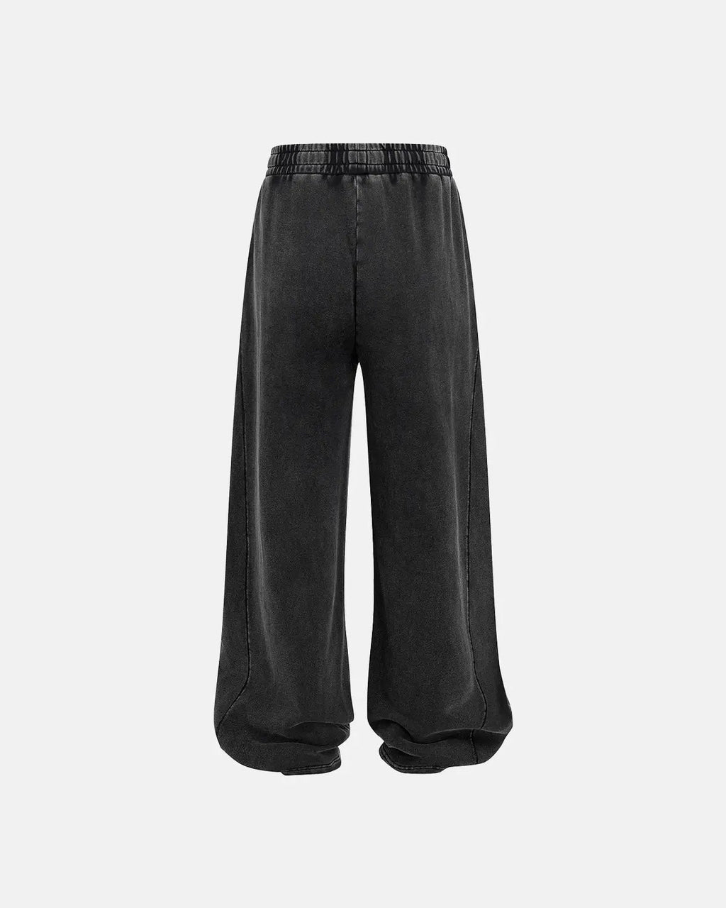 Acid wash stitching straight leg sweatpants by Flation Streetwear, featuring relaxed fit and casual style.