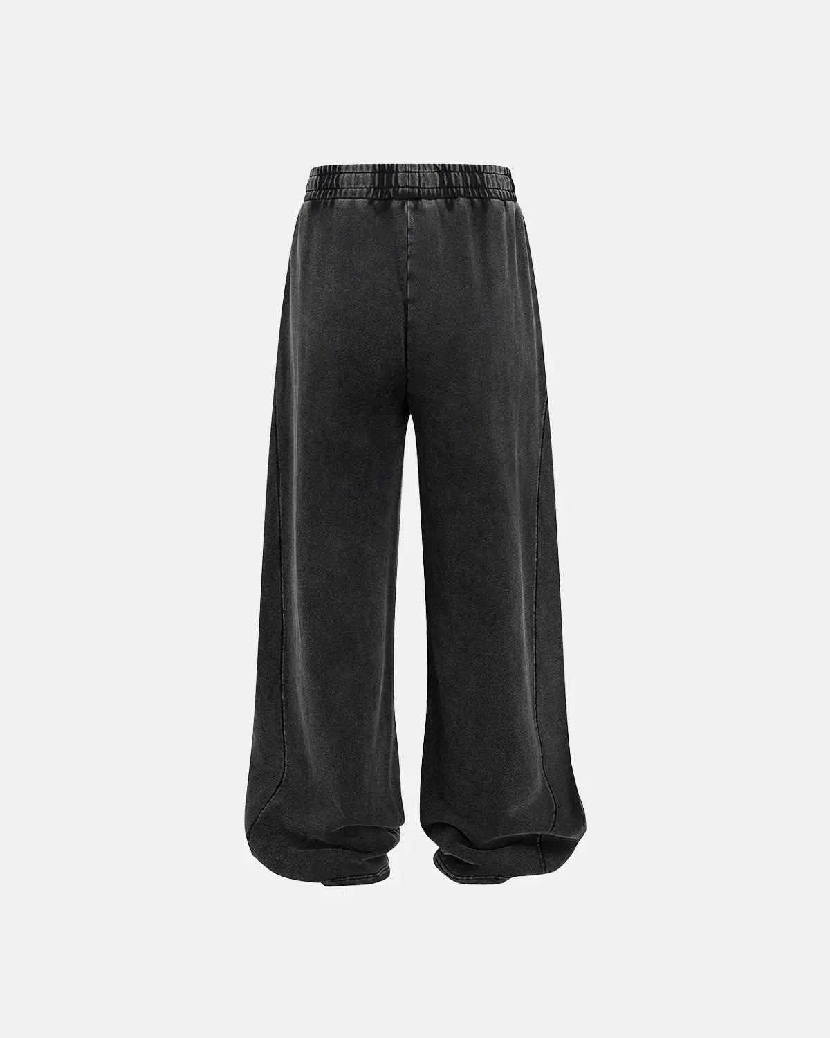 Acid wash stitching straight leg sweatpants by Flation Streetwear, featuring relaxed fit and casual style.