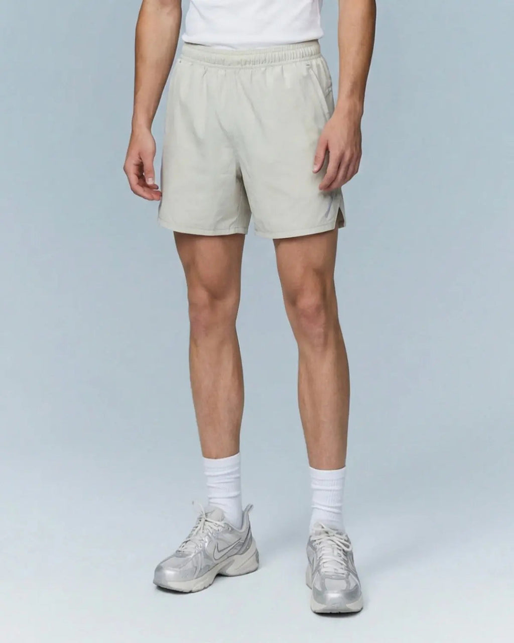 Black Flation AirFlow dual-layer breathable shorts with lightweight, moisture-wicking fabric and comfortable fit for active wear.