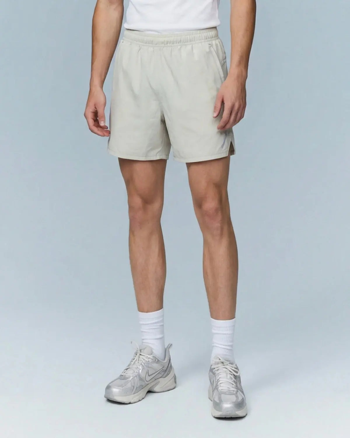 Black Flation AirFlow dual-layer breathable shorts with lightweight, moisture-wicking fabric and comfortable fit for active wear.
