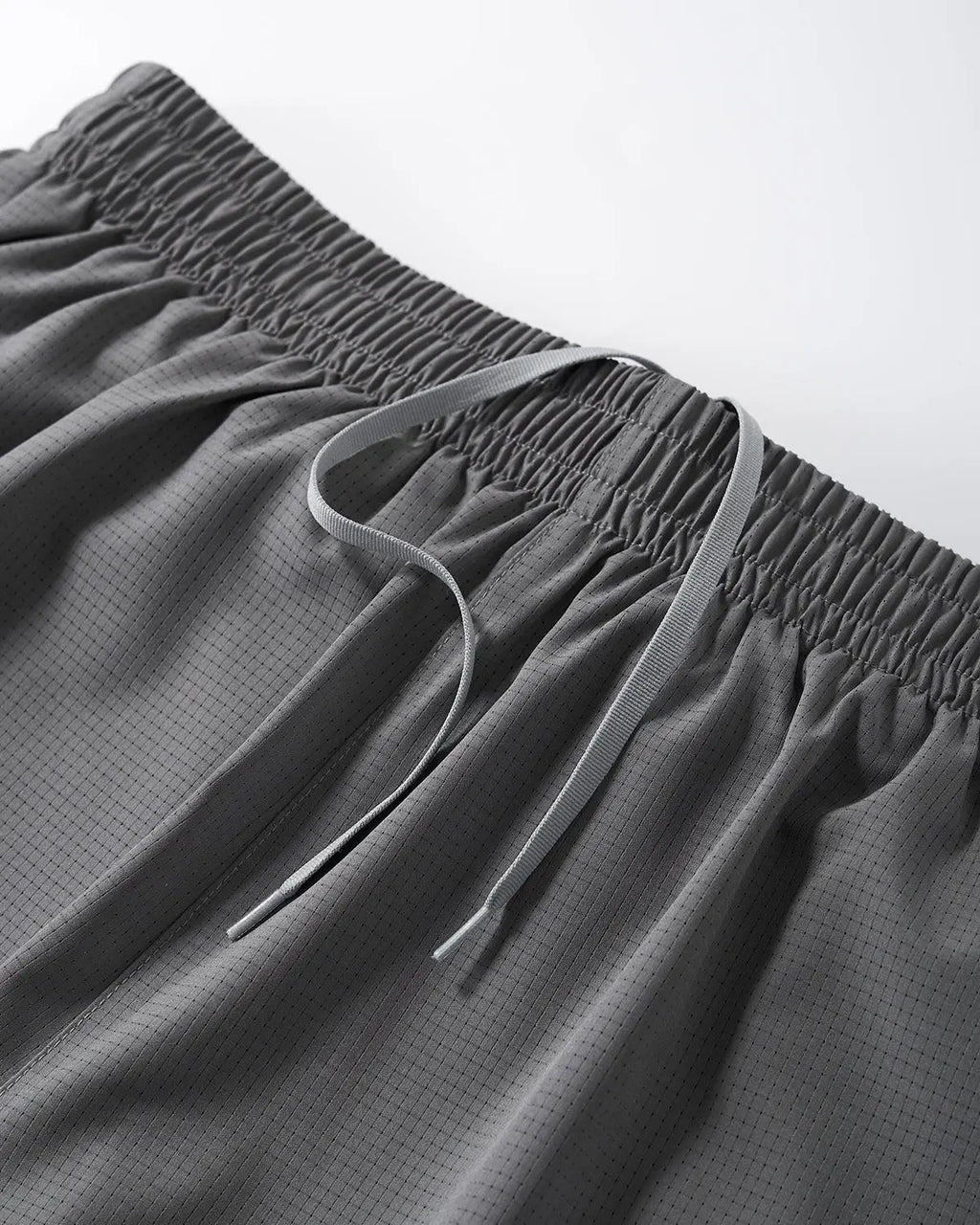 Black Flation AirFlow dual-layer breathable shorts, men's athletic pants with lightweight, moisture-wicking fabric for comfort.