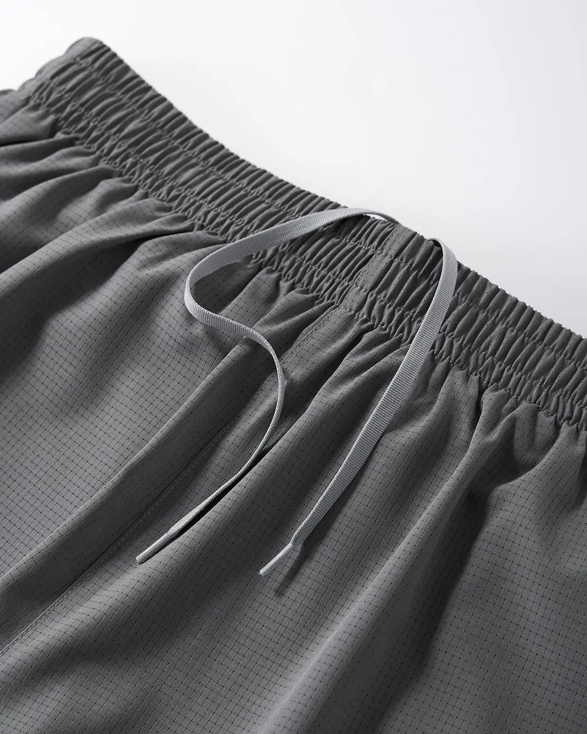 Black Flation AirFlow dual-layer breathable shorts, men's athletic pants with lightweight, moisture-wicking fabric for comfort.