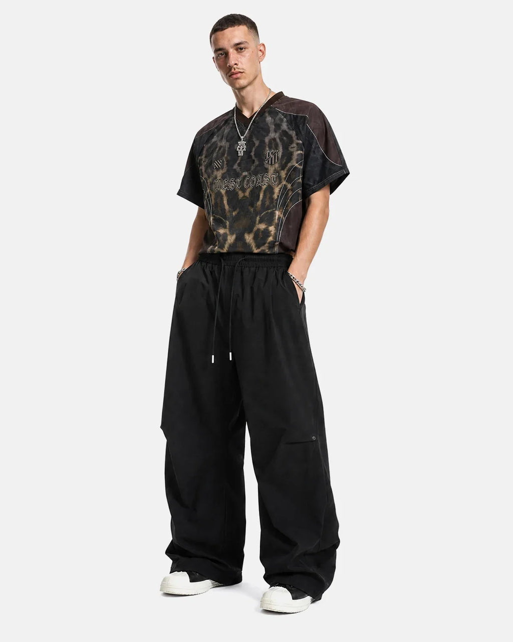 Black Flation AirFlow Stretch Cooling Parachute Pants with breathable, lightweight design and flexible fit for comfortable wear