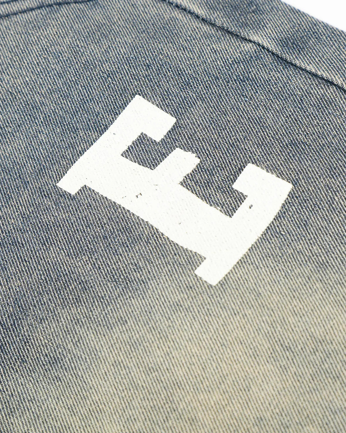 Flation Rhinestone Cross Double Waist Denim Jorts, stylish streetwear pants with rhinestone embellishments and double waist design.
