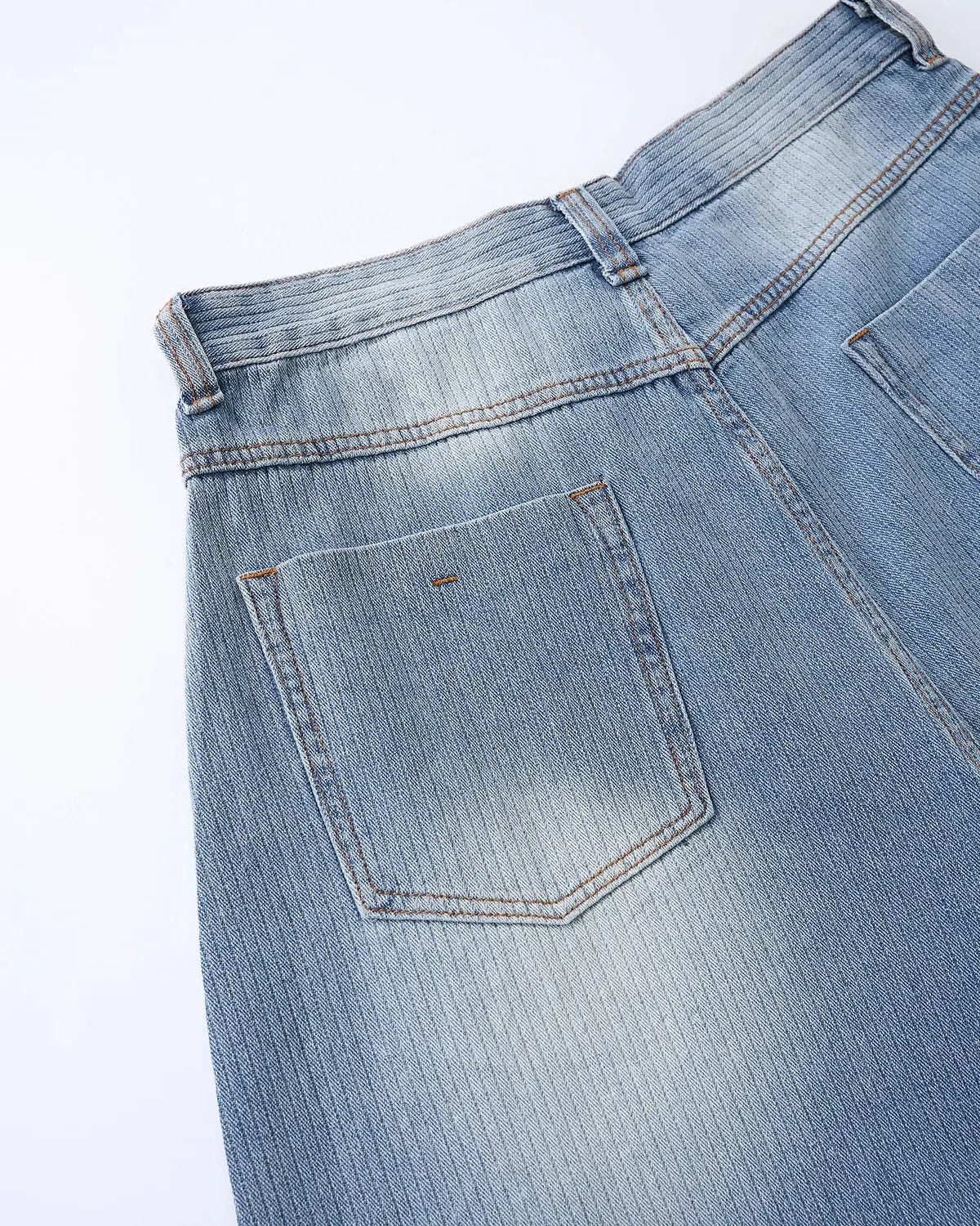 Blue star rhinestone longline denim shorts by Flation Streetwear, showcasing stylish distressed denim with rhinestone embellishments.