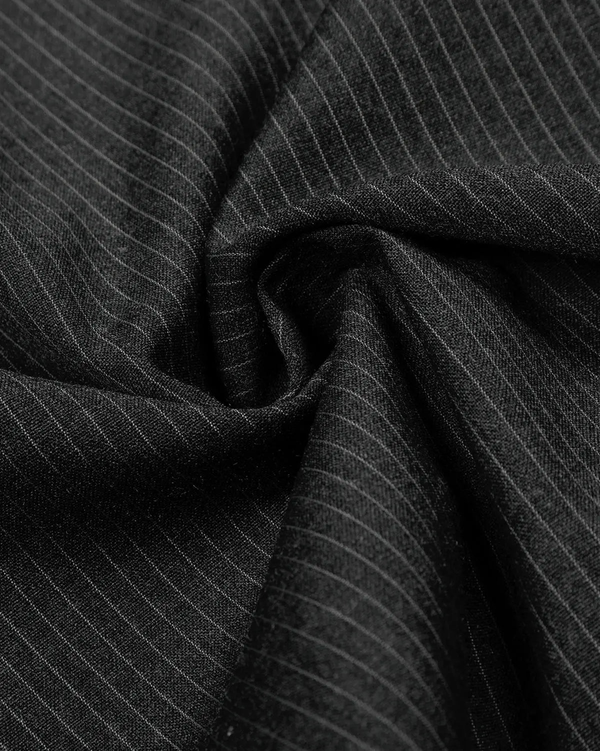 Pinstripe Flation Streetwear tailored shorts with stud detail, featuring a stylish waistband and tailored fit in a casual streetwear design.