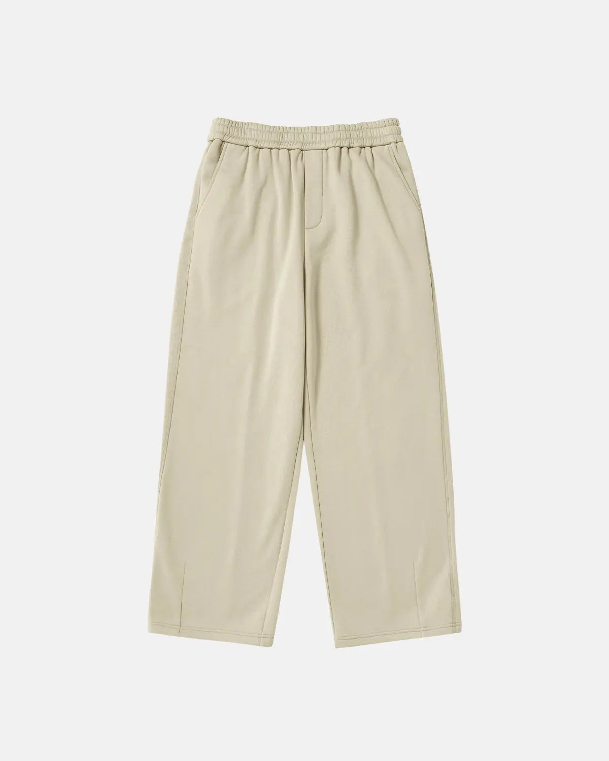 Flation unisex straight-leg cozy sweatpants in soft fabric, relaxed fit, with elastic waistband and cuffs, ideal for casual wear