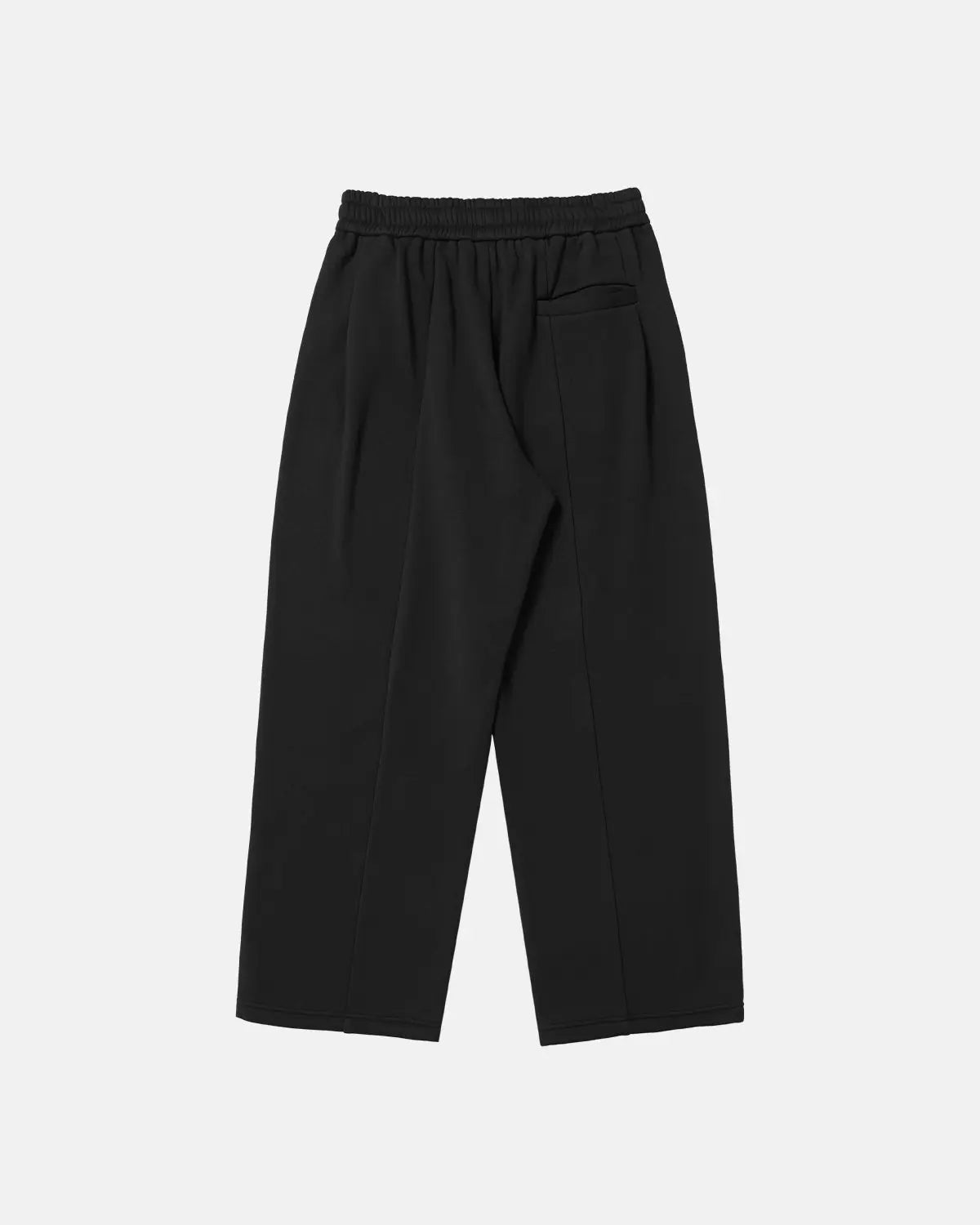 Unisex Flation cozy straight-leg sweatpants in soft fabric, shown in a relaxed fit with elastic waistband and cuffed ankles.