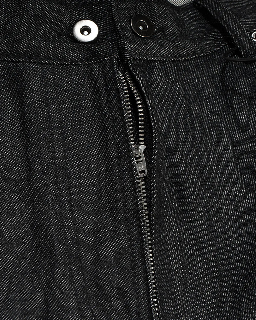 Raw denim tactical cargo jorts by Flation, casual streetwear pants with multiple cargo pockets and distressed denim details.