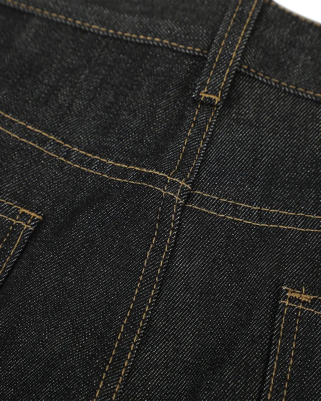 Inflation streetwear asymmetric button bootcut jeans, stylish pants with unique button details and classic denim look.