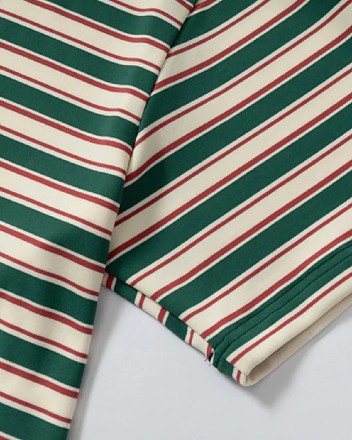 Asymmetric polo collar striped T-shirt by Flation Streetwear, featuring a stylish design and bold vertical stripes.