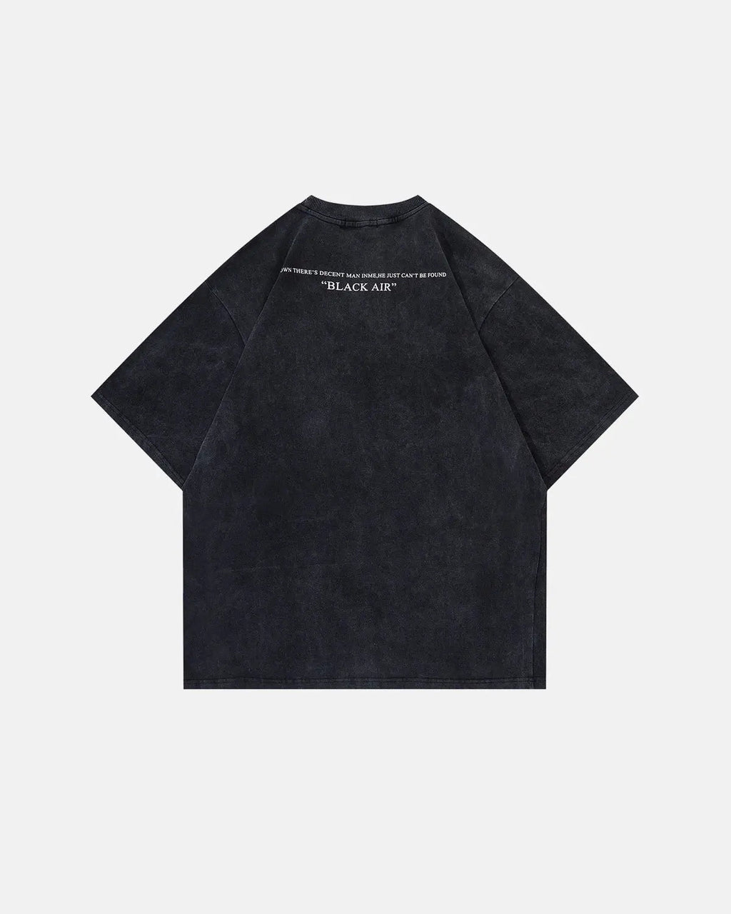 Red Flation Streetwear washed graphic oversized T-shirt with bold front print, casual fit, and relaxed style.