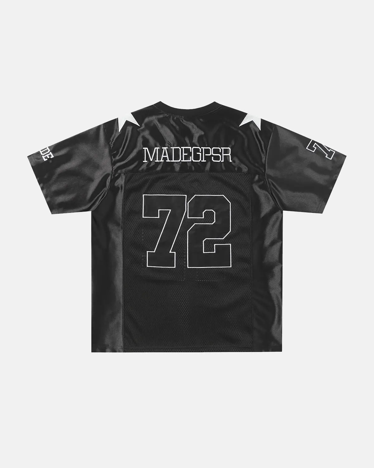 Royal blue vintage 72 mesh football jersey by Flation Streetwear, featuring classic design and breathable fabric.