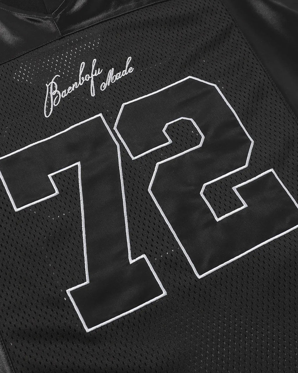 Royal blue vintage 72 mesh football jersey by Flation Streetwear, featuring classic athletic design and breathable fabric.