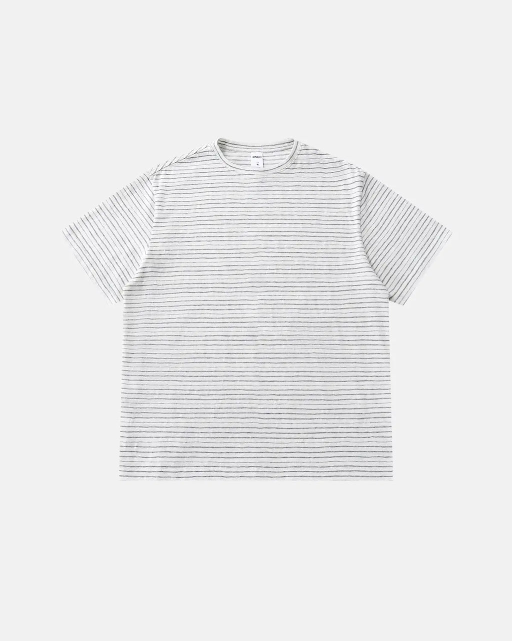 Old Money striped T-shirt by Flation Streetwear, featuring a classic design with horizontal stripes and a comfortable fit.