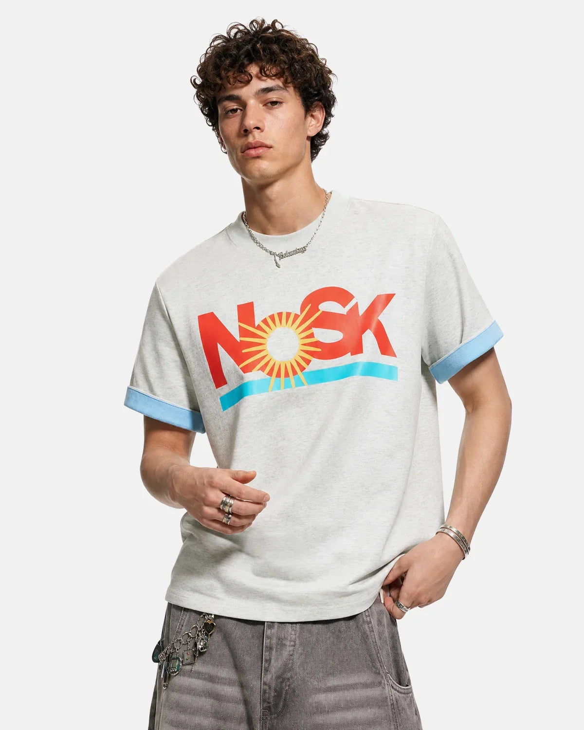 Black Flation Graphic Layered T-Shirt featuring bold streetwear-inspired design and layered style, ideal for casual urban fashion.