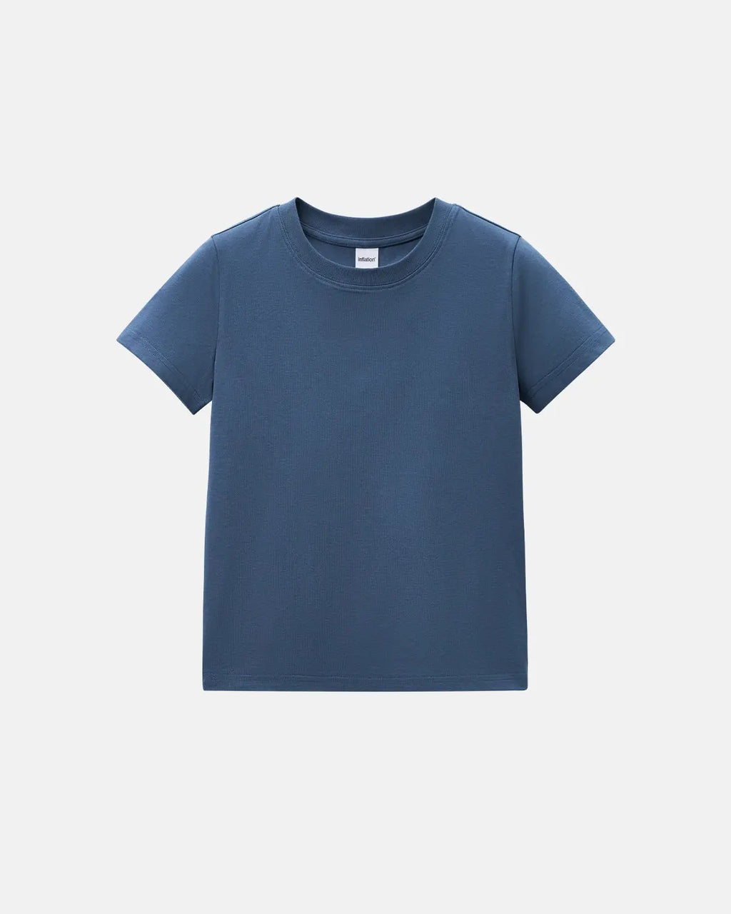 Blueberry-themed stretch cooling crop fruit T-shirt by Flation Streetwear, featuring vibrant fruit print and comfortable fit.
