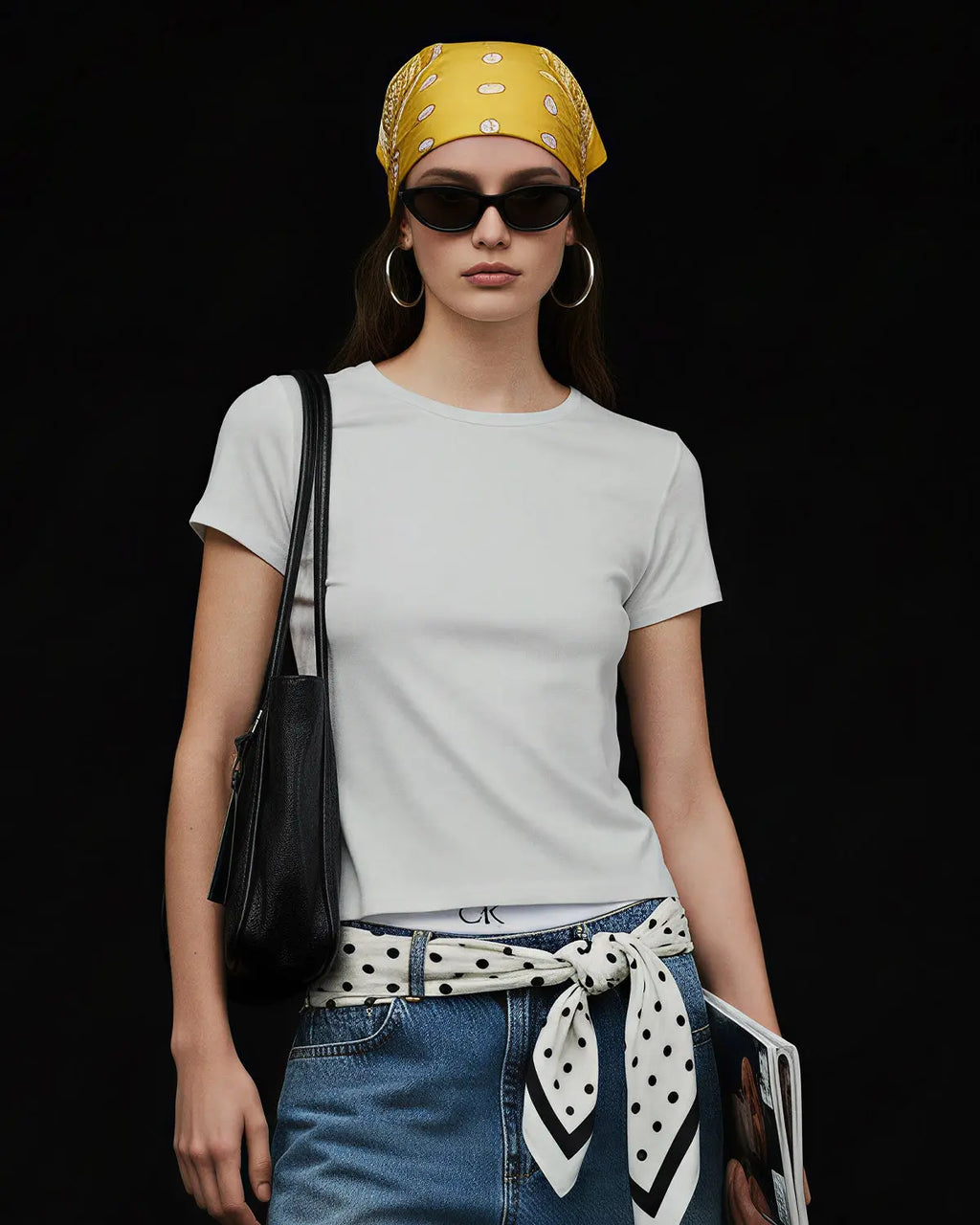 Blueberry print Flation Streetwear stretch cooling crop T-shirt, featuring fruit design and casual style.