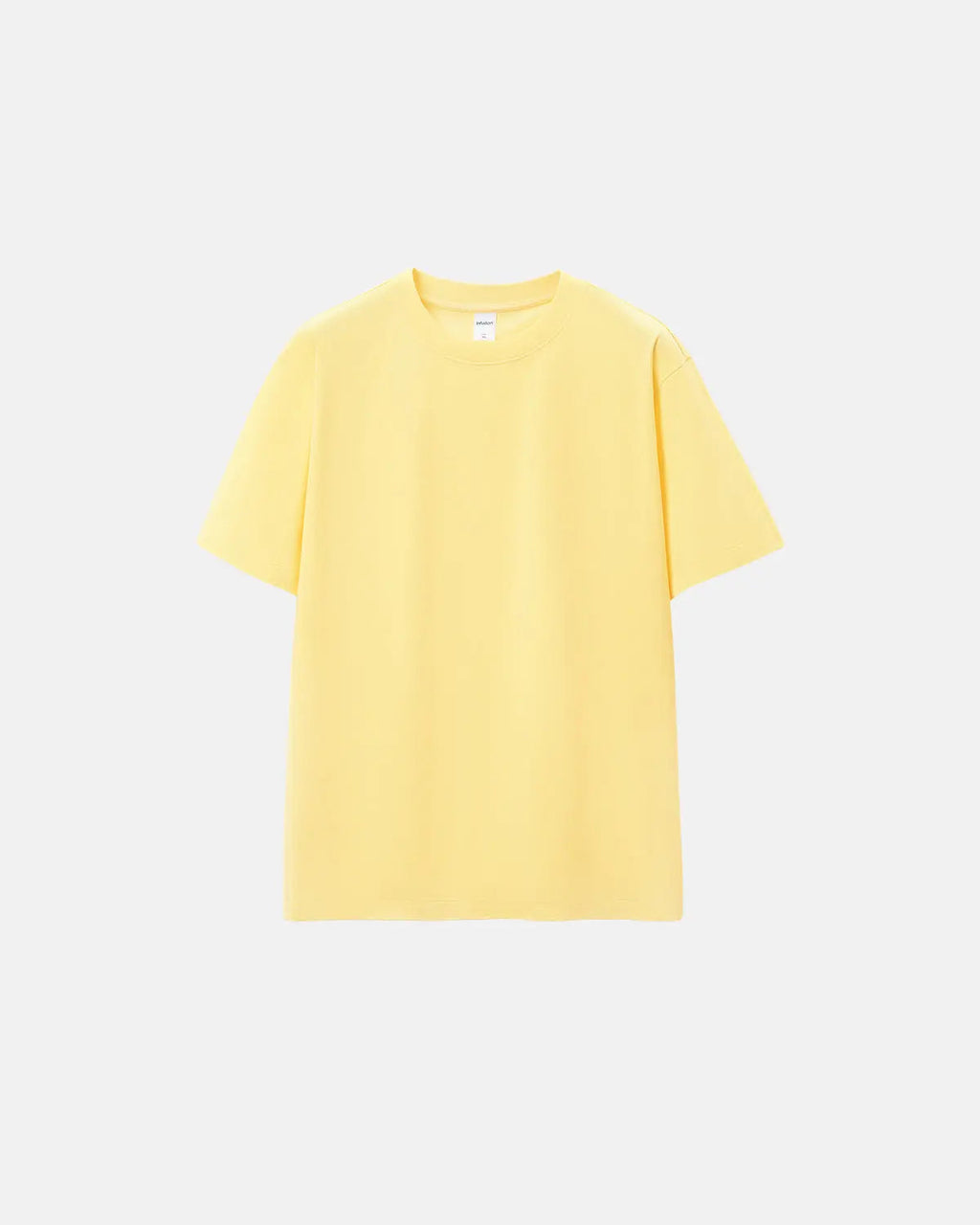 Yellow Sorona stretch cooling fruit T-shirt by Flation Streetwear with lemon graphic and short sleeves.