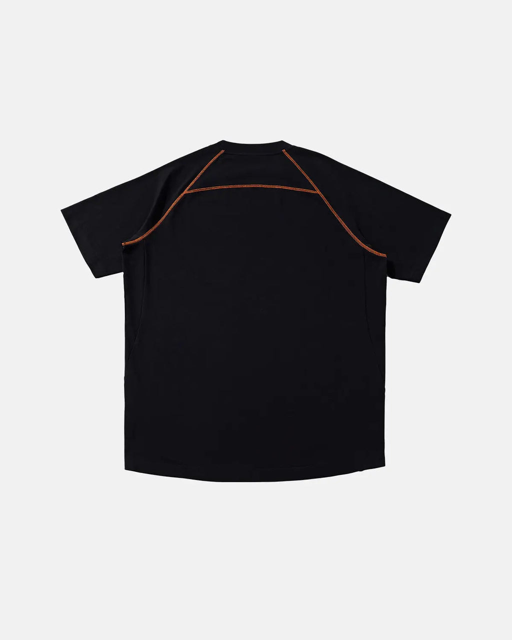 Purple Flation Streetwear stretch T-shirt with contrast color stitching, casual fit, soft fabric, and stylish design.