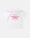 White Flation AirFlow breathable quick-dry tee, lightweight streetwear shirt with moisture-wicking fabric, casual and comfortable fit.