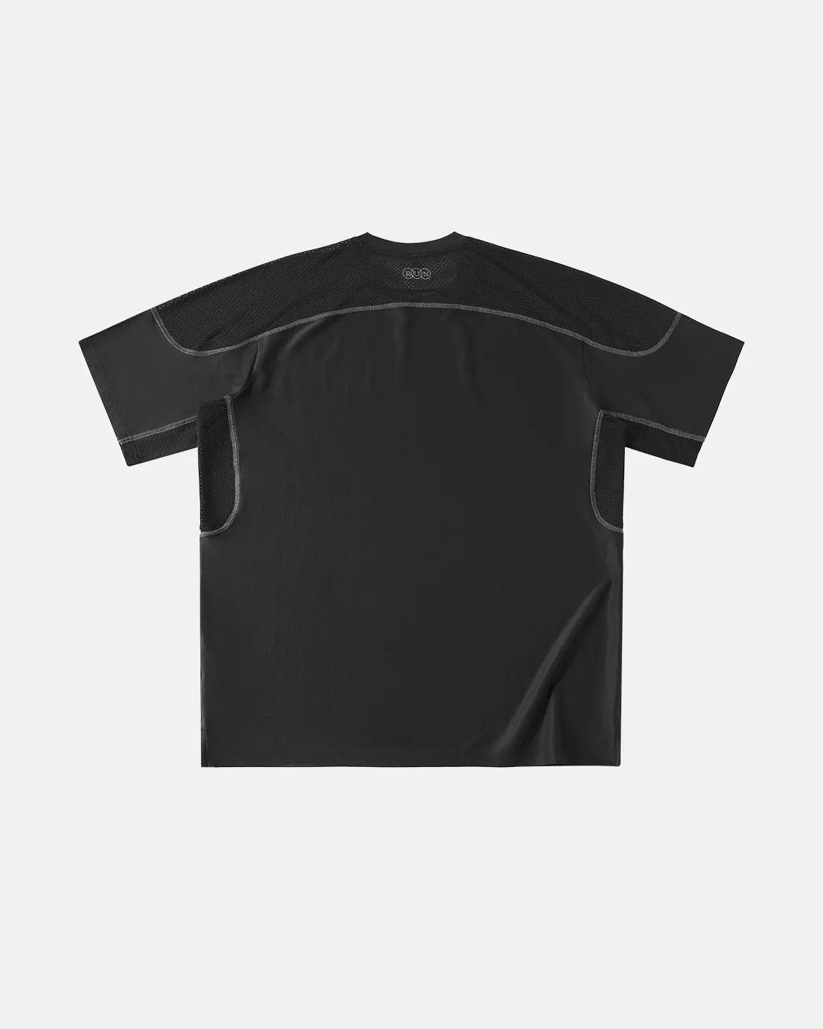 White Flation AirFlow Contrast Panel Breathable Tee featuring lightweight, breathable fabric and stylish streetwear design.